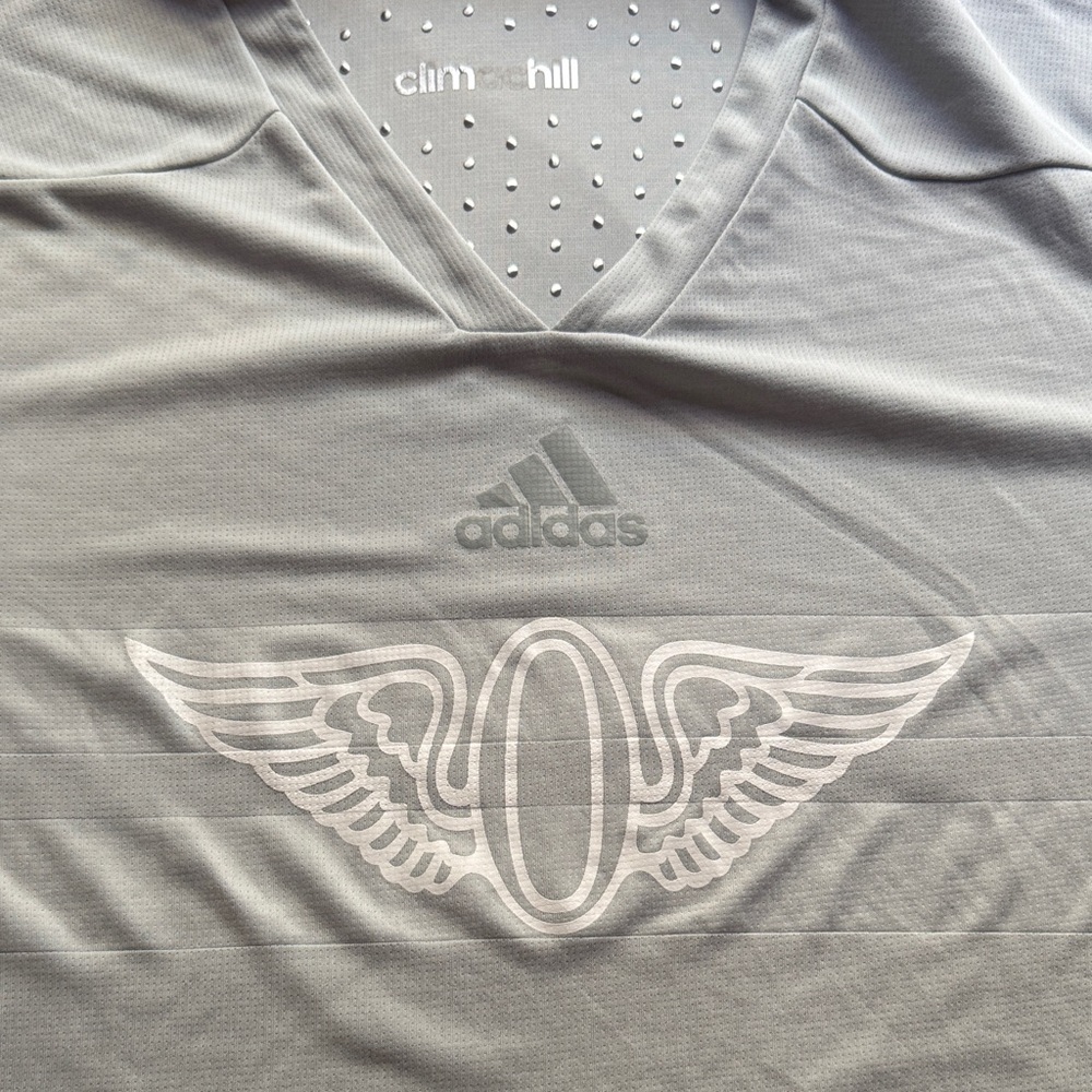 Adidas Men's White Graphic Jersey - Picture 3 of 8